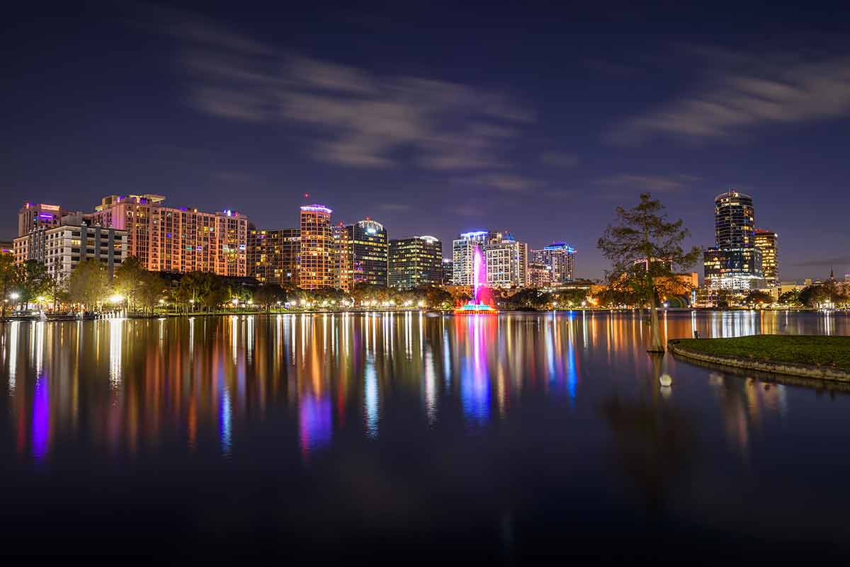 Florida city skyline